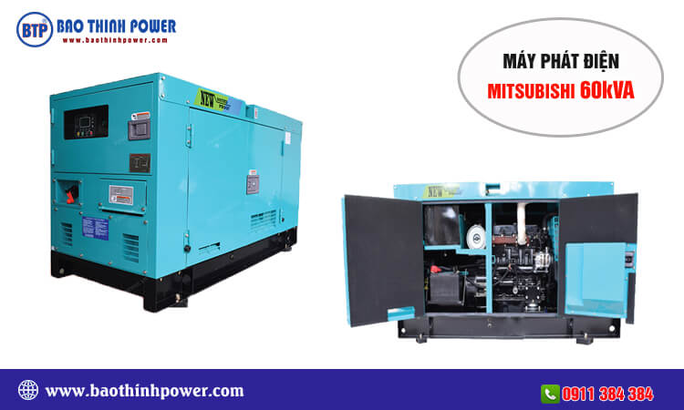 Máy phát điện Mitsubishi 60kva 