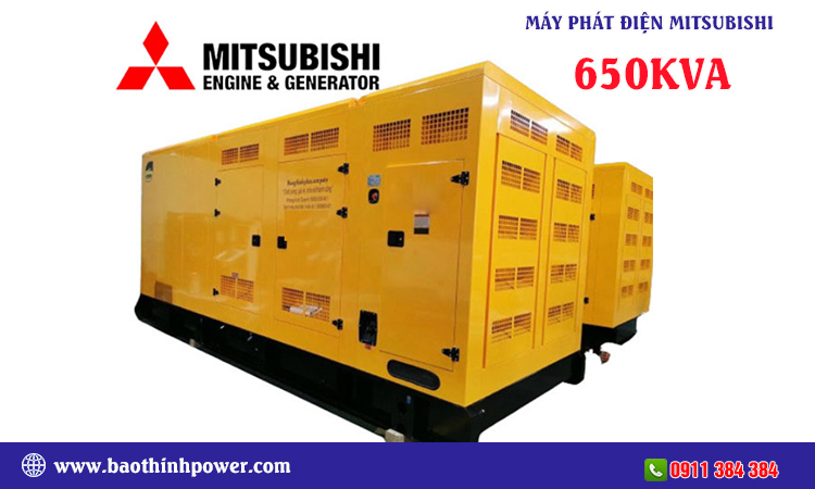 Máy phát điện mitsubishi 650kva