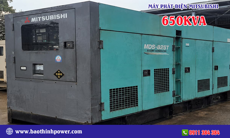 Máy phát điện mitsubishi 650kva
