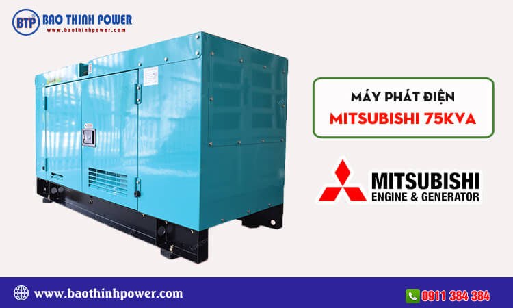 Máy phát điện Mitsubishi 75kva 