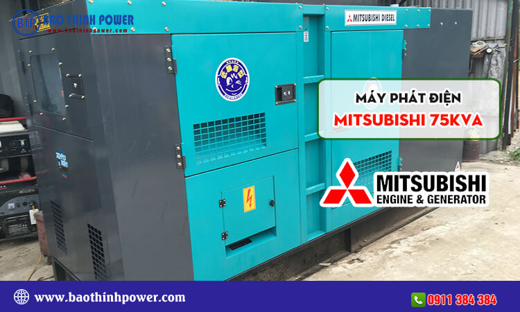 Máy phát điện Mitsubishi 75kva 
