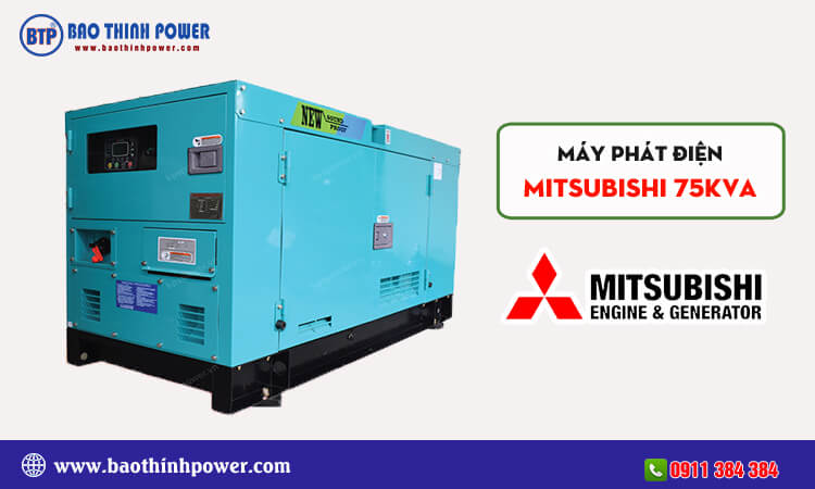 Máy phát điện Mitsubishi 75kva 
