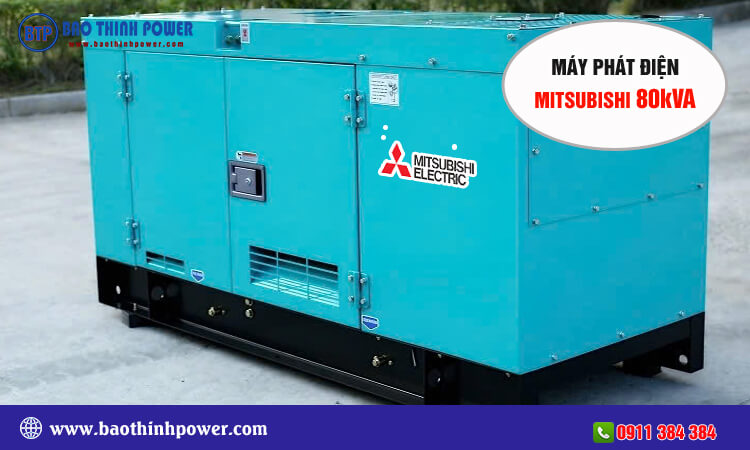 Máy phát điện Mitsubishi 80kva 