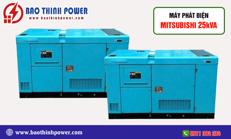 Máy phát điện Mitsubishi 25kva 