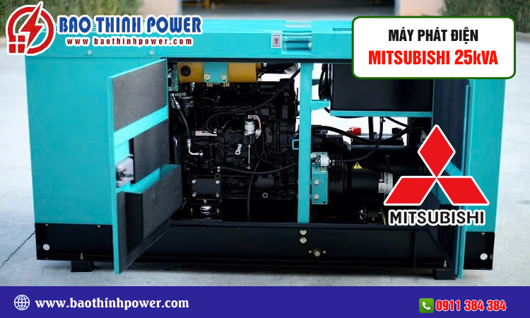 Máy phát điện Mitsubishi 25kva 