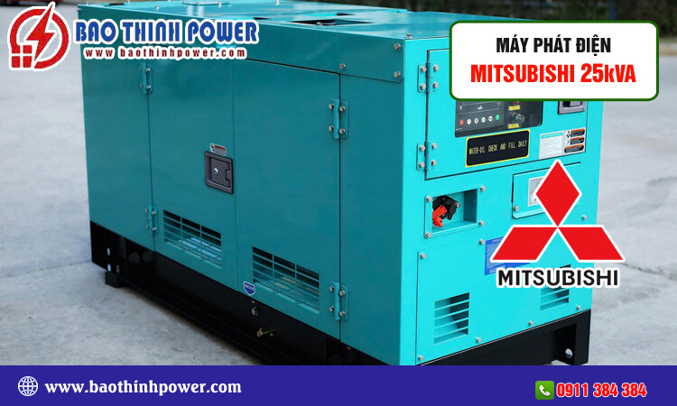Máy phát điện Mitsubishi 25kva 
