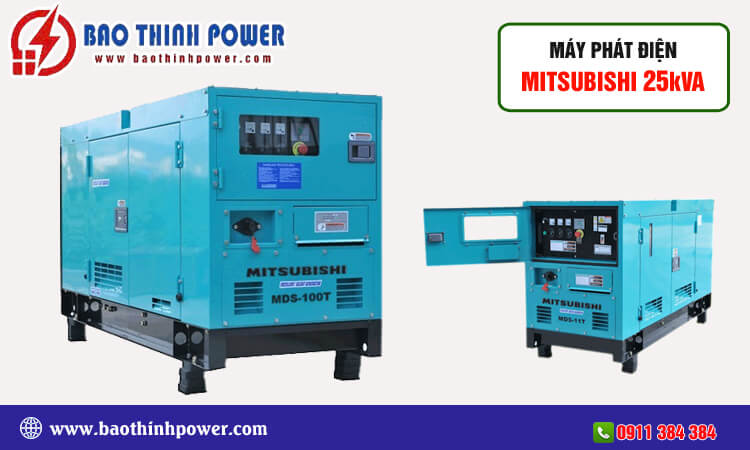 Máy phát điện Mitsubishi 25kva 
