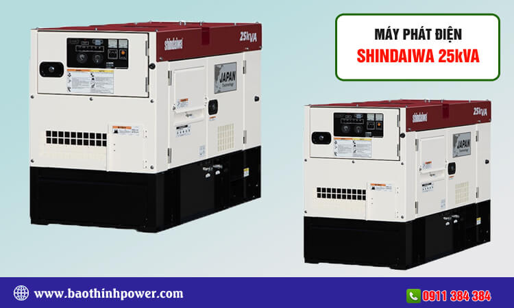 Máy phát điện Shindaiwa 25kva