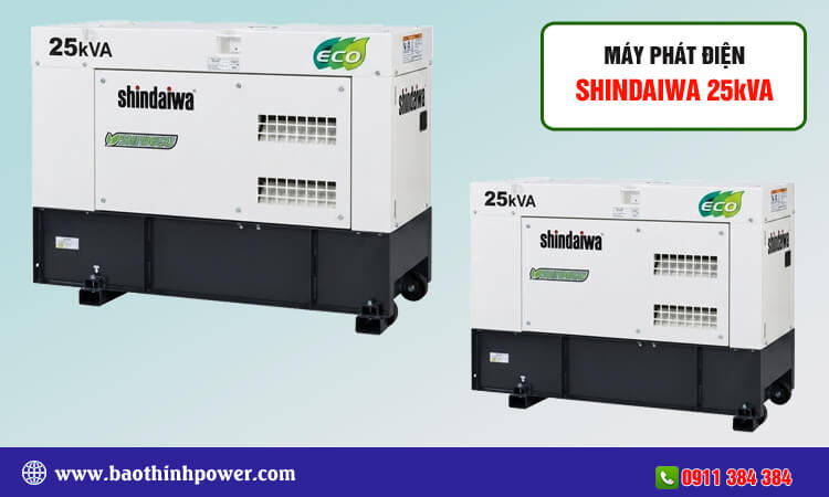 Máy phát điện Shindaiwa 25kva