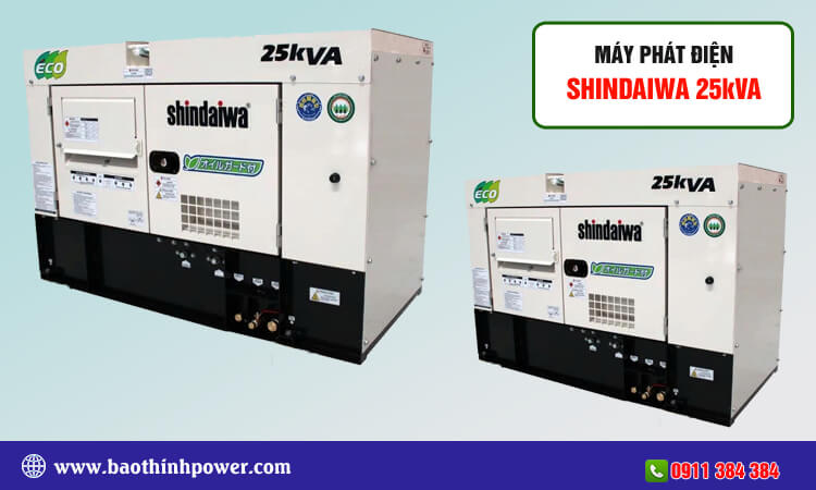 Máy phát điện Shindaiwa 25kva