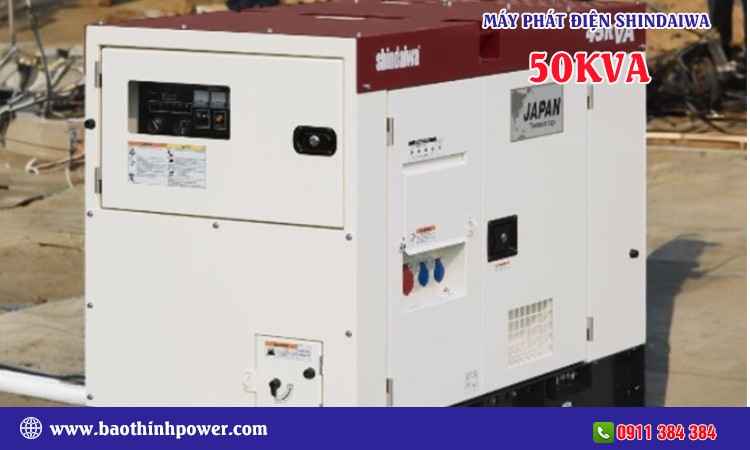 Máy phát điện shindaiwa 50kva