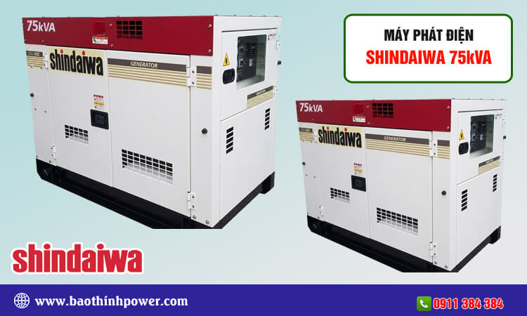 Máy phát điện Shindaiwa 75kva