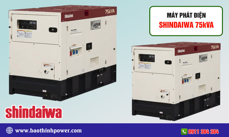 Máy phát điện Shindaiwa 75kva