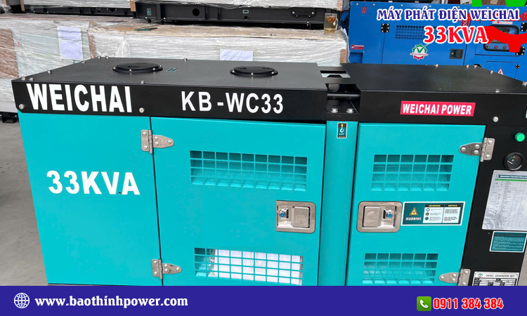 Máy phát điện weichai 33kva