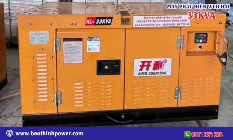 Máy phát điện weichai 33kva