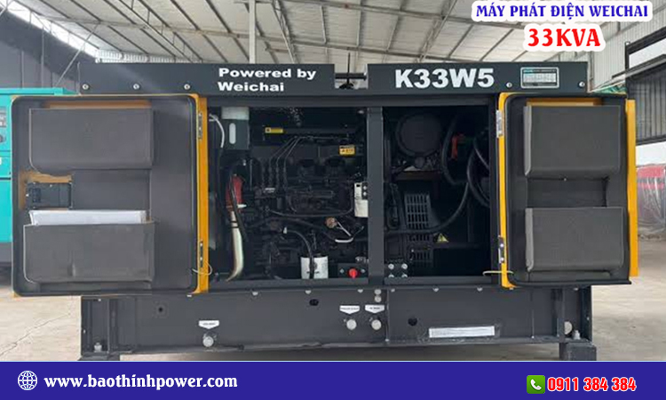 Máy phát điện weichai 33kva
