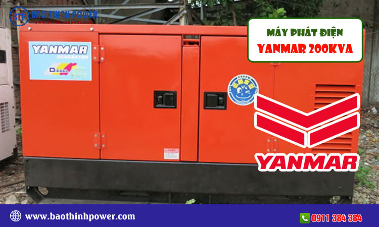 Máy phát điện Yanmar 200kva 