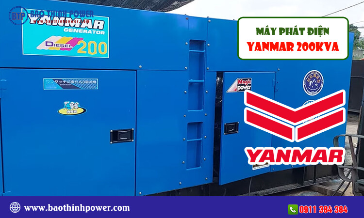 Máy phát điện Yanmar 200kva 