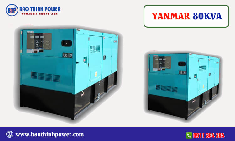 Máy phát điện Yanmar 80kva 