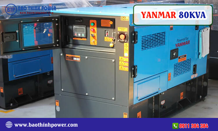 Máy phát điện Yanmar 80kva 