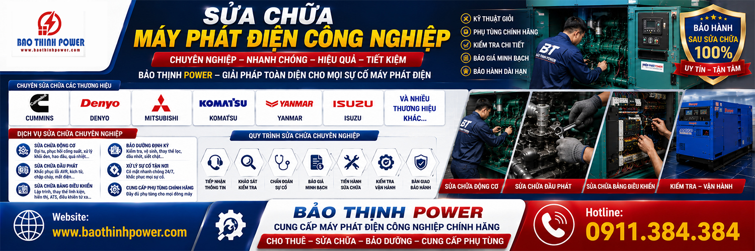 Sửa chữa máy phát điện